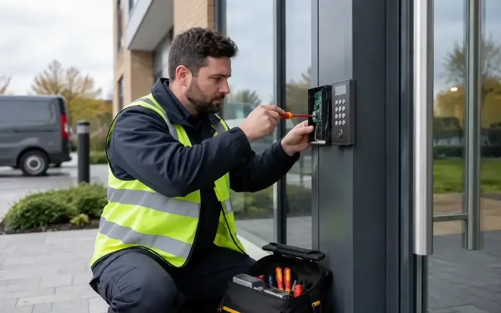 van hook lock installation