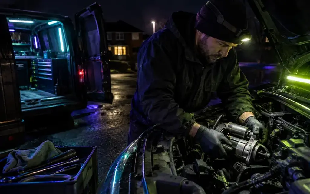 mobile drive belt replacement
