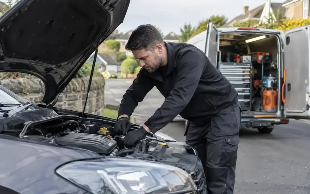 mobile wheel bearing replacement