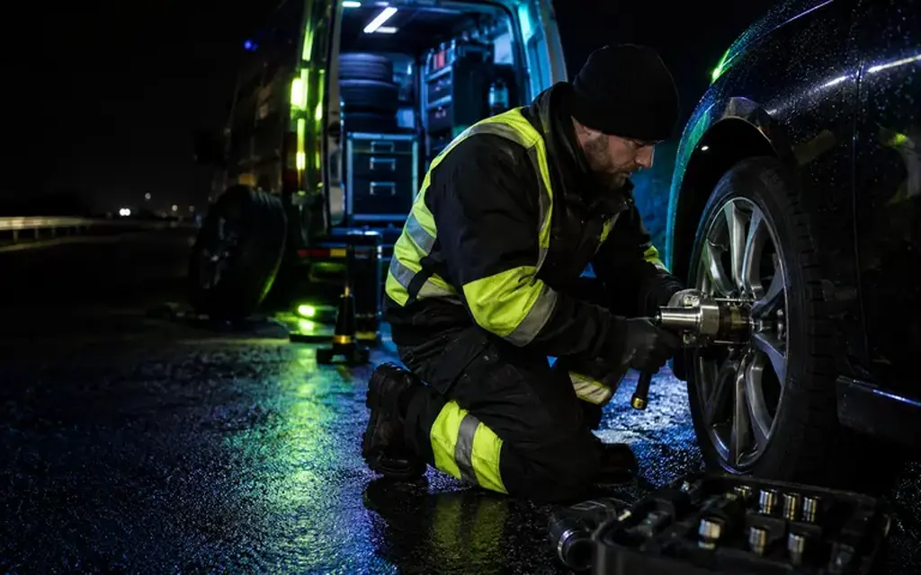 mobile fleet tyre checks