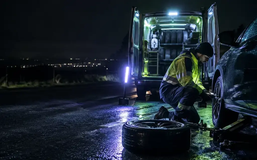 mobile private hire tyre fitting