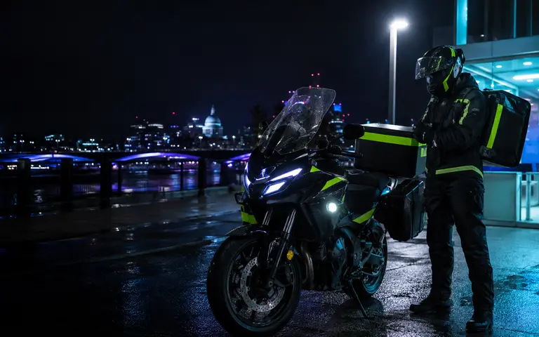 motorbike notary document delivery