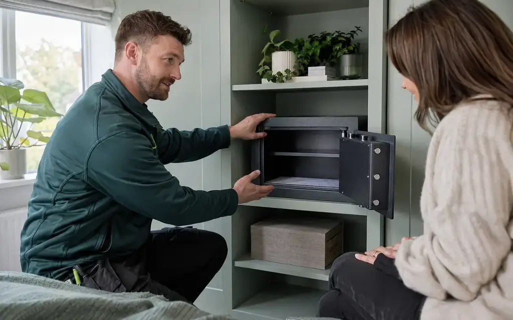 office safe opening
