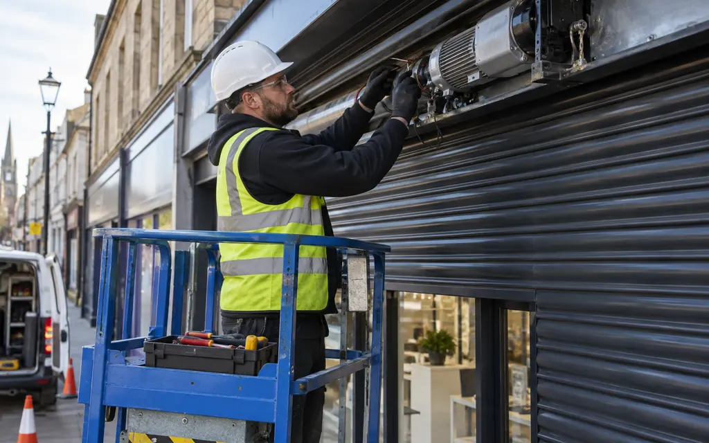 roller shutter bearing replacement