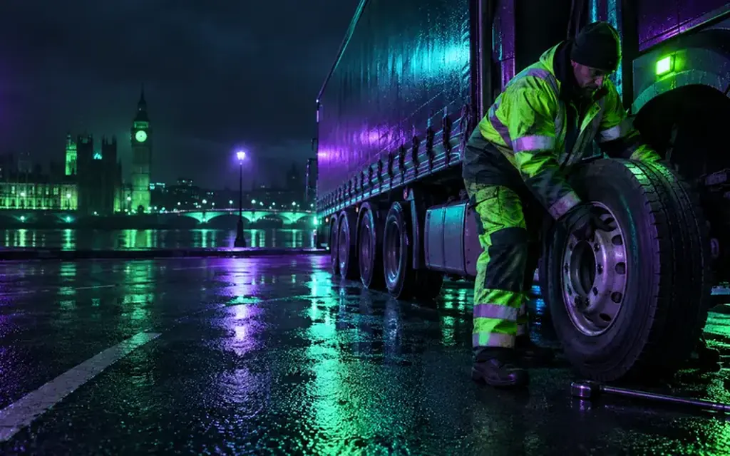 HGV tyre pressure checks