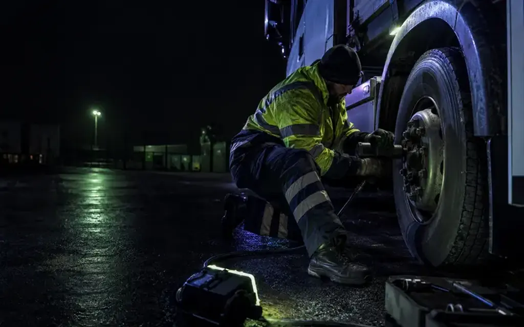trailer tyre inspection