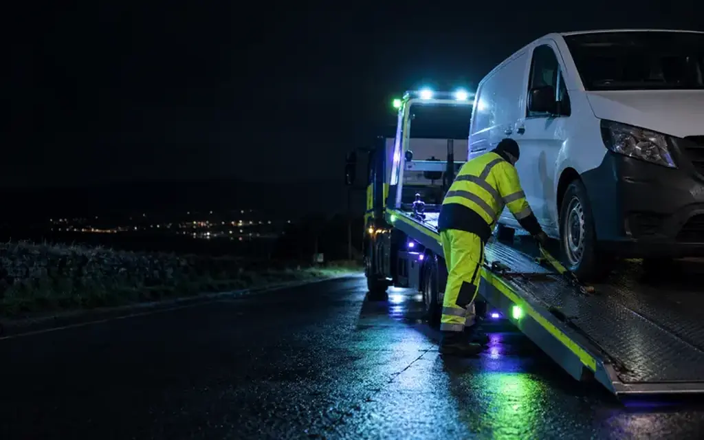 automatic car recovery with locked wheels